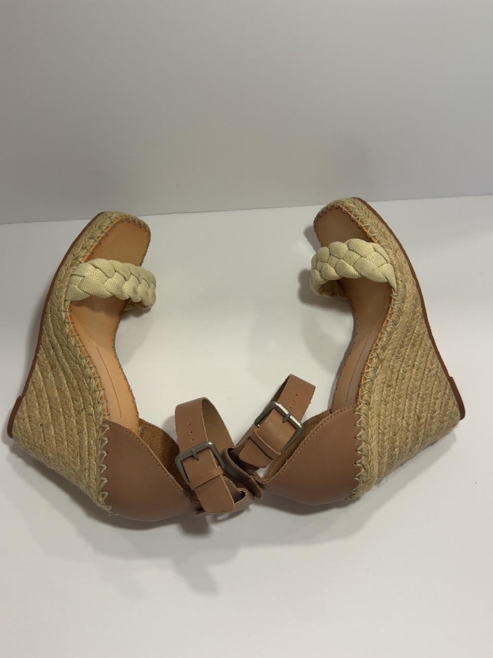 Dolce Vita Espadrille Wedge Sandals Women’s Size 7.5 Strap Braided Toe Strap